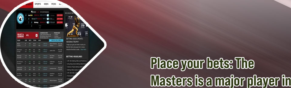 Masters live betting odds