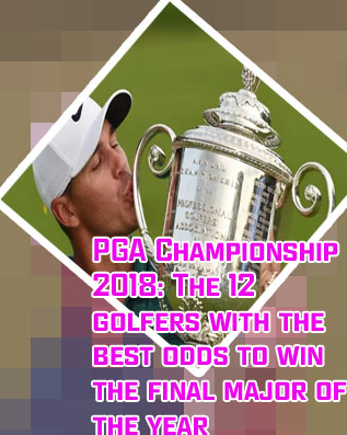 Odds to win the pga